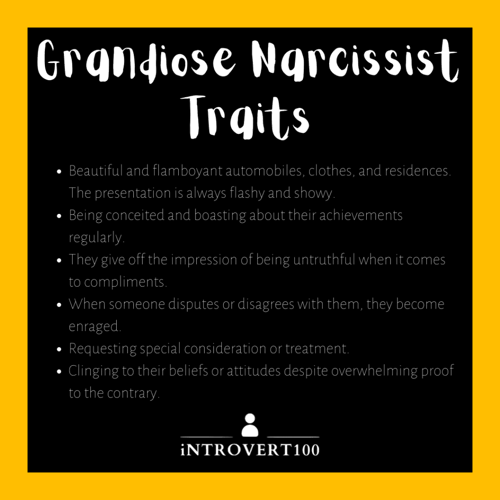 Grandiose Narcissist Traits - How to Handle a Grandiose Narcissist